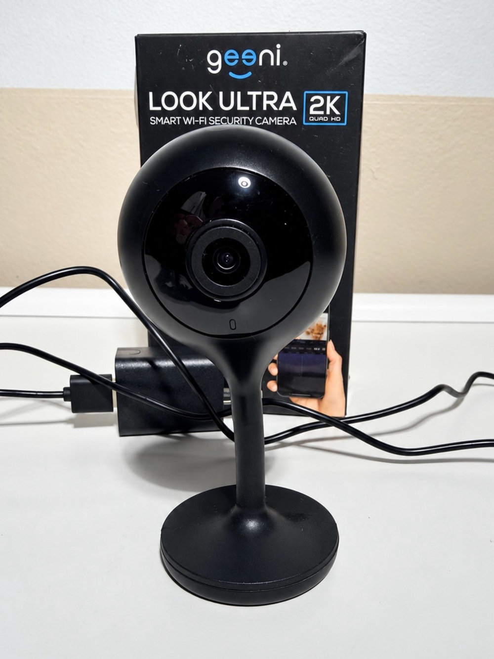 Geeni Look Ultra 2K 4MP WiFi Indoor Security Camera